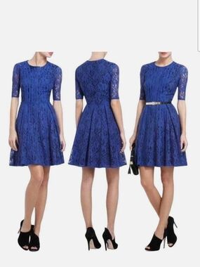 BCBGMaxAzria Royal Blue Lace Dress